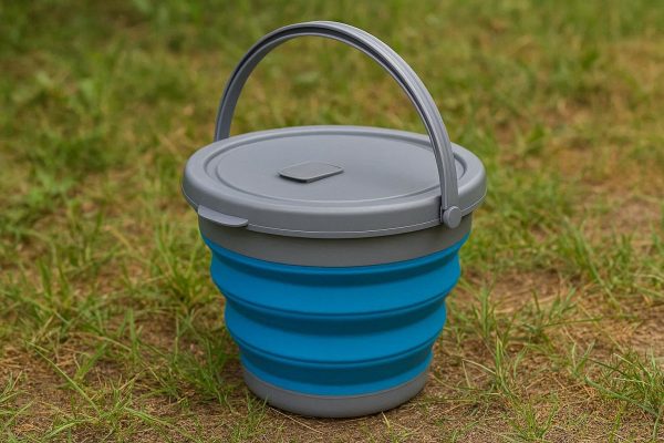 14 Portable Collapsible Water Bucket with Lid for Outdoor Activities