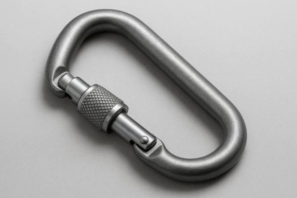 Locking Carabiner Clip with Screw Gate for Climbing and Safety