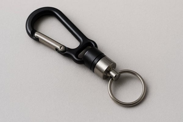 Magnetic Carabiner Clip with Keychain for Easy Attachment