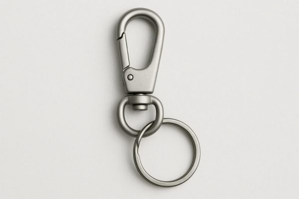 Swivel Carabiner Clip with Keychain for Rotating Access