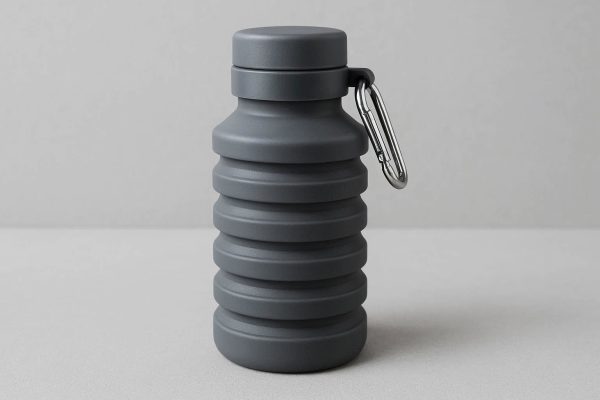 3 Collapsible Water Bottle with Carabiner Leak Proof Travel Flask